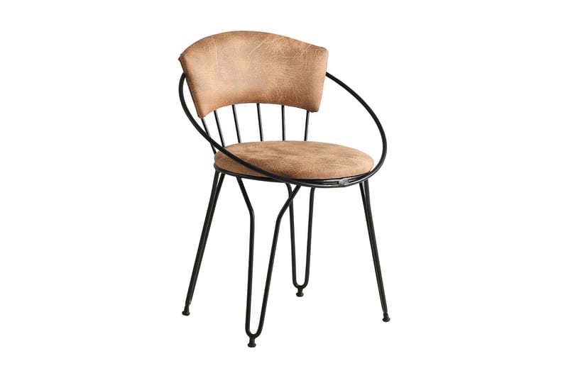 Matstol Laggartorp 2-Pack - Svart/Beige - Möbler - Fåtölj & stolar - Matstol & köksstol