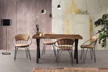 Matstol Laggartorp 2-Pack - Svart/Beige - Möbler - Fåtölj & stolar - Matstol & köksstol