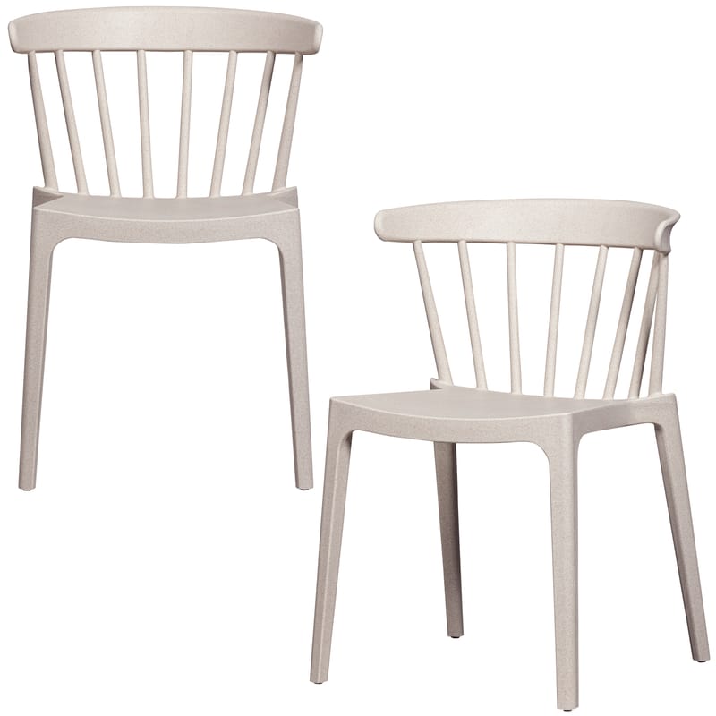 Matstol med ribbor Bliss Utomhus - Offwhite Melange - Möbler - Fåtölj & stolar - Matstol & köksstol