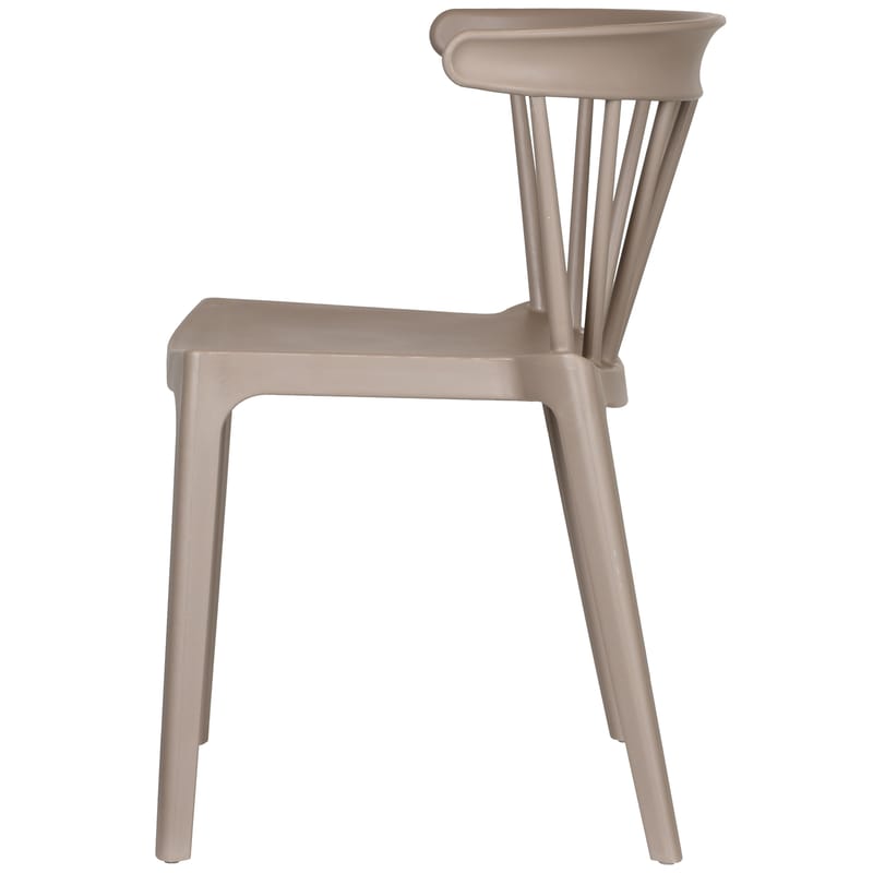 Matstol med ribbor Bliss Utomhus - Taupe - Möbler - Fåtölj & stolar - Matstol & köksstol