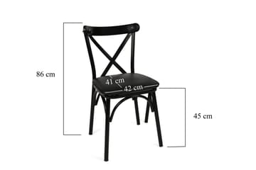 Matstol Mirranch 4-Pack - Svart - Möbler - Fåtölj & stolar - Matstol & köksstol