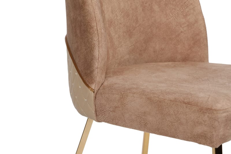 Matstol Moyano 2-Pack - Guld/Brun - Möbler - Fåtölj & stolar - Matstol & köksstol