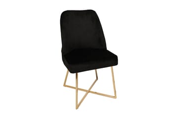 Matstol Moyano 2-Pack - Svart/Guld - Möbler - Fåtölj & stolar - Matstol & köksstol