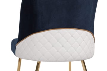 Matstol Moyano 4-Pack - Guld/Mörkblå - Möbler - Fåtölj & stolar - Matstol & köksstol