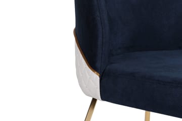 Matstol Moyano 4-Pack - Guld/Mörkblå - Möbler - Fåtölj & stolar - Matstol & köksstol