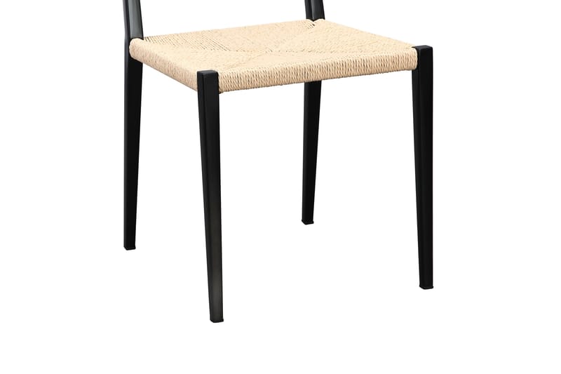 Matstol Nurgut - Svart/Natur - Möbler - Fåtölj & stolar - Matstol & köksstol