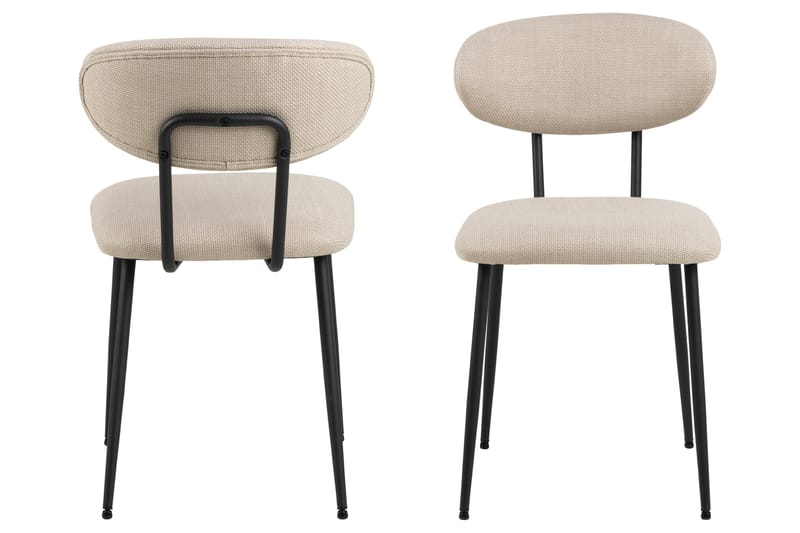 Matstol Saluke - Beige - Möbler - Fåtölj & stolar - Matstol & köksstol