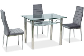 Matstol Segny 4-pack - Grå/Silver - Möbler - Fåtölj & stolar - Matstol & köksstol