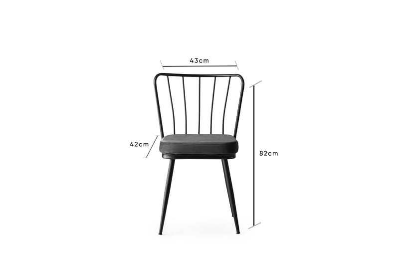 Matstol Shodon 2-Pack - Svart - Matstol & köksstol