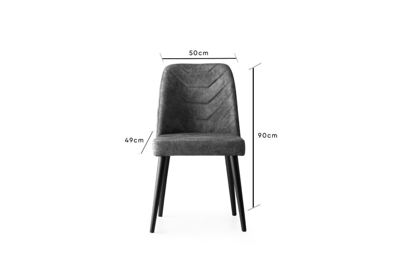 Matstol Tirpsa 2-Pack - Antracit - Möbler - Fåt�ölj & stolar - Matstol & köksstol