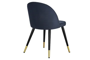 Matstol utan armstöd Concept 55 Valeri Matstol Sammet Black/Brass - Möbler - Fåtölj & stolar - Matstol & köksstol