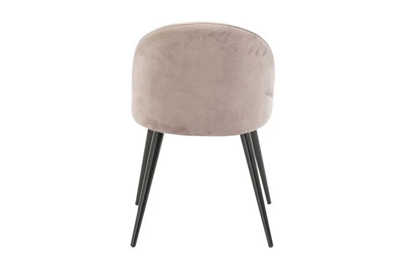 Matstol utan armstöd Venture Home Velvet Köksstol Sammet Pink - Möbler - Fåtölj & stolar - Matstol & köksstol