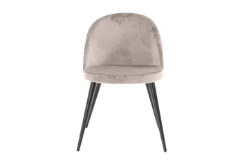 Matstol utan armstöd Venture Home Velvet Köksstol Sammet Pink - Möbler - Fåtölj & stolar - Matstol & köksstol