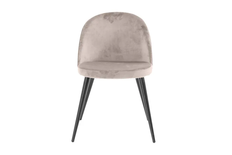 Matstol utan armstöd Venture Home Velvet Köksstol Sammet Pink - Möbler - Fåtölj & stolar - Matstol & köksstol