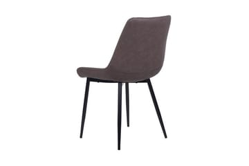 Melrose Design Matstol i Konstläder - Brun - Möbler - Fåtölj & stolar - Matstol & köksstol