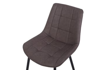 Melrose Design Matstol i Konstläder - Brun - Möbler - Fåtölj & stolar - Matstol & köksstol
