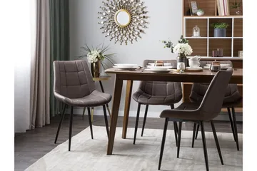 Melrose Stol Set Om 2 St - Brun - Möbler - Fåtölj & stolar - Matstol & köksstol