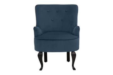 Merit Matstol Sammet - Blå - Möbler - Fåtölj & stolar - Fåtölj