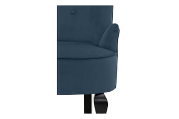 Merit Matstol Sammet - Blå - Möbler - Fåtölj & stolar - Fåtölj
