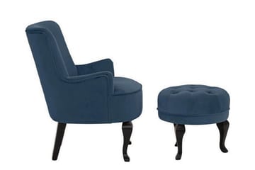 Merit Matstol Sammet - Blå - Möbler - Fåtölj & stolar - Fåtölj