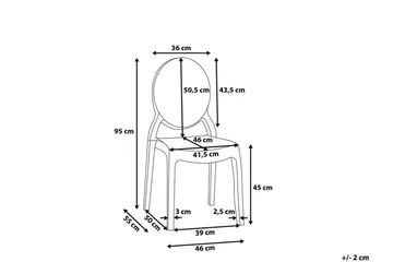 Merton Stol Set Om 2 St - Svart - Möbler - Fåtölj & stolar - Matstol & köksstol