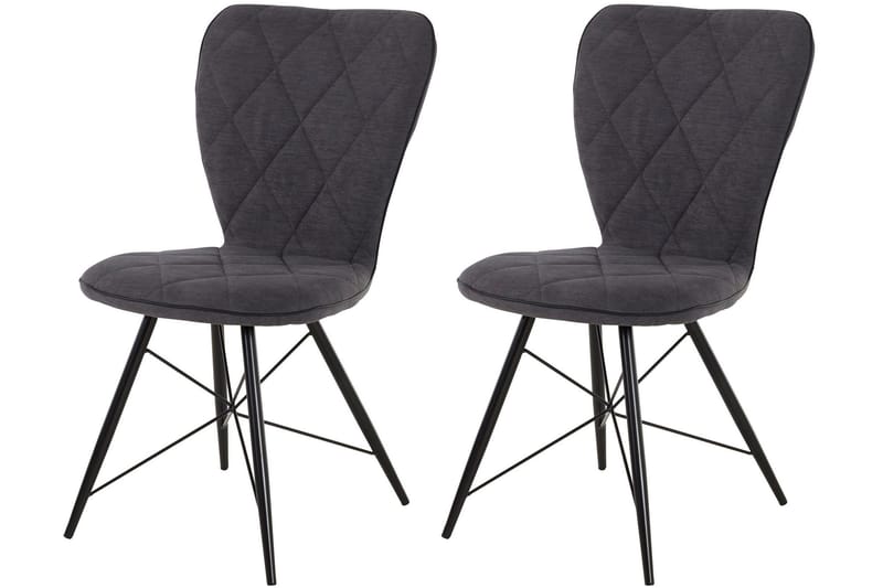 Mimia Matstol 2-pack - Antracit - Möbler - Fåtölj & stolar - Matstol & köksstol