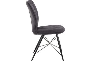 Mimia Matstol 2-pack - Antracit - Möbler - Fåtölj & stolar - Matstol & köksstol