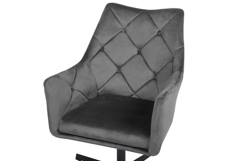 Najor Stol Sammet - Grå - Möbler - Fåtölj & stolar - Matstol & köksstol