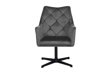 Najor Stol Sammet - Grå - Möbler - Fåtölj & stolar - Matstol & köksstol