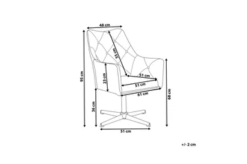 Najor Stol Sammet - Grå - Möbler - Fåtölj & stolar - Matstol & köksstol