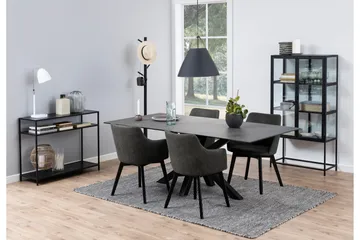 Naquasha Karmstol - Grå/Svart - Möbler - Fåtölj & stolar - Matstol & köksstol