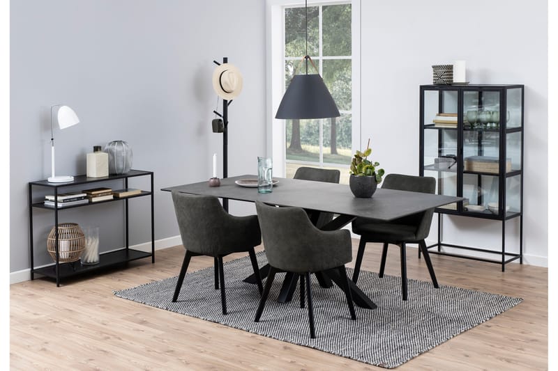 Naquasha Karmstol - Grå/Svart - Möbler - Fåtölj & stolar - Matstol & köksstol