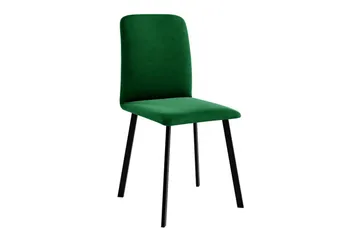 Narberth Matstol i Sammet med Metallfinish - Flaskgrön - Möbler - Fåtölj & stolar - Matstol & köksstol