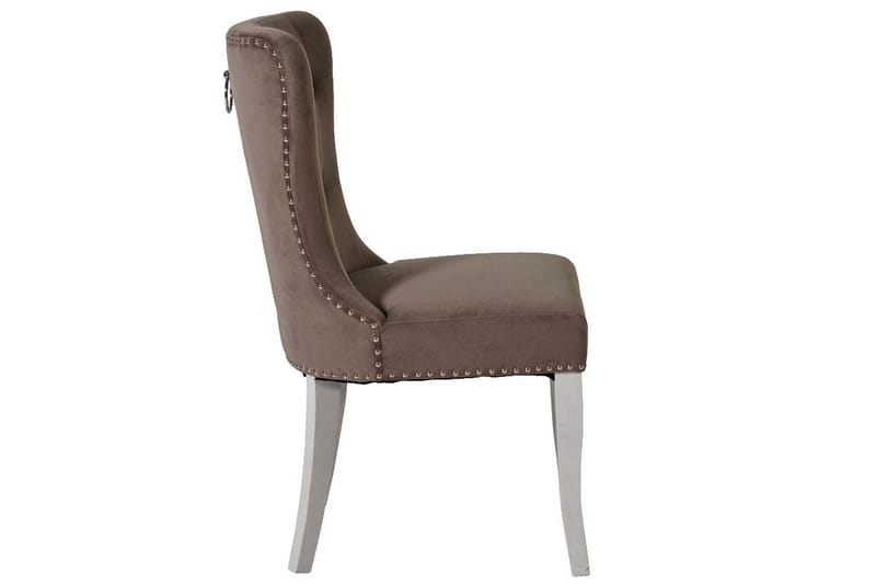 Nasra Köksstol - Vit/Grå - Möbler - Fåtölj & stolar - Matstol & köksstol