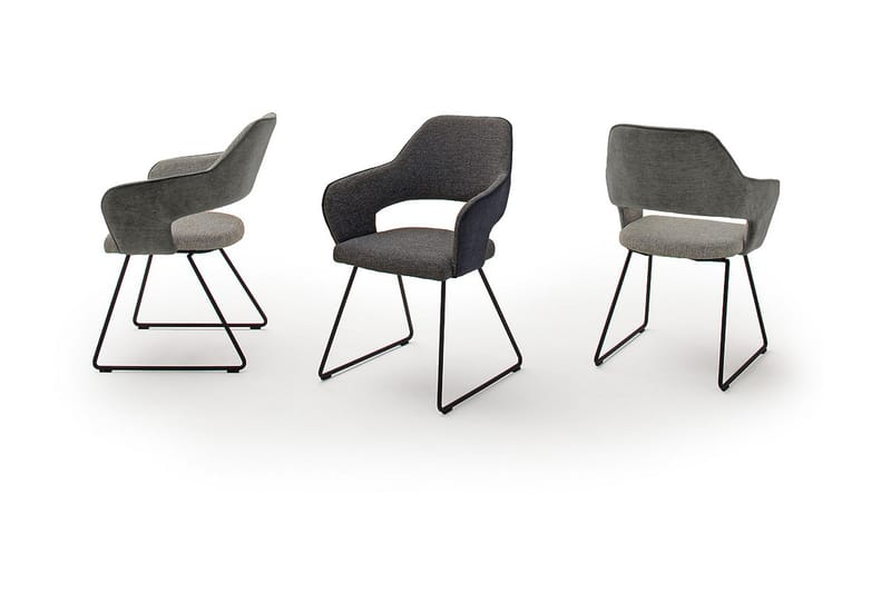 Newcastles Karmstol Slädben - Ljusgrå - Möbler - Fåtölj & stolar - Matstol & köksstol