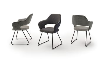 Newcastles Karmstol Slädben - Ljusgrå - Möbler - Fåtölj & stolar - Matstol & köksstol