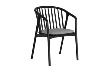 Noira Matstol Ek - Svart - Möbler - Fåtölj & stolar - Matstol & köksstol