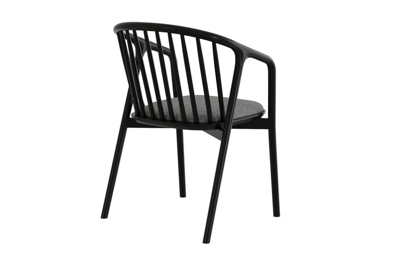 Noira Matstol Ek - Svart - Möbler - Fåtölj & stolar - Matstol & köksstol