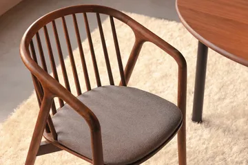 Noira Matstol med Armstöd - Valnöt / Brun - Möbler - Fåtölj & stolar - Matstol & köksstol