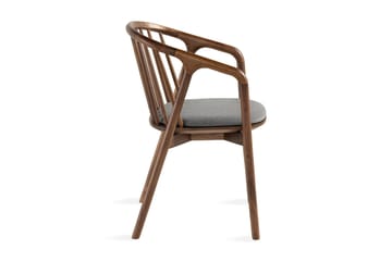 Noira Matstol med Armstöd - Valnöt / Brun - Möbler - Fåtölj & stolar - Matstol & köksstol