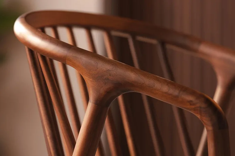 Noira Matstol med Armstöd - Valnöt / Brun - Möbler - Fåtölj & stolar - Matstol & köksstol