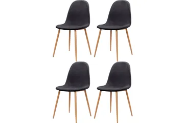 Oktoos Matstol - Antracit/Natur - Möbler - Fåtölj & stolar - Matstol & köksstol