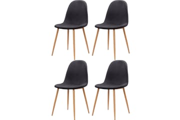 Oktoos Matstol - Antracit/Natur - Möbler - Fåtölj & stolar - Matstol & köksstol