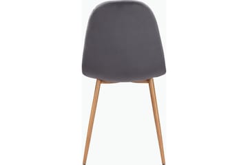 Oktoos Matstol - Antracit/Natur - Möbler - Fåtölj & stolar - Matstol & köksstol