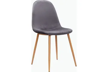 Oktoos Matstol - Antracit/Natur - Möbler - Fåtölj & stolar - Matstol & köksstol