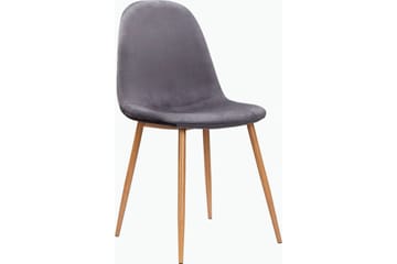 Oktoos Matstol - Antracit/Natur - Möbler - Fåtölj & stolar - Matstol & köksstol