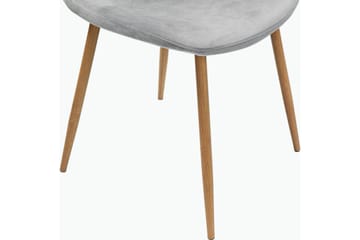 Oktoos Matstol - Grå/Natur - Möbler - Fåtölj & stolar - Matstol & köksstol