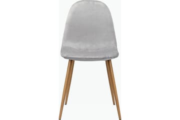 Oktoos Matstol - Grå/Natur - Möbler - Fåtölj & stolar - Matstol & köksstol