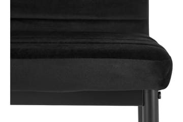 Olanta Matstol - Sammet/Svart - Möbler - Fåtölj & stolar - Matstol & köksstol