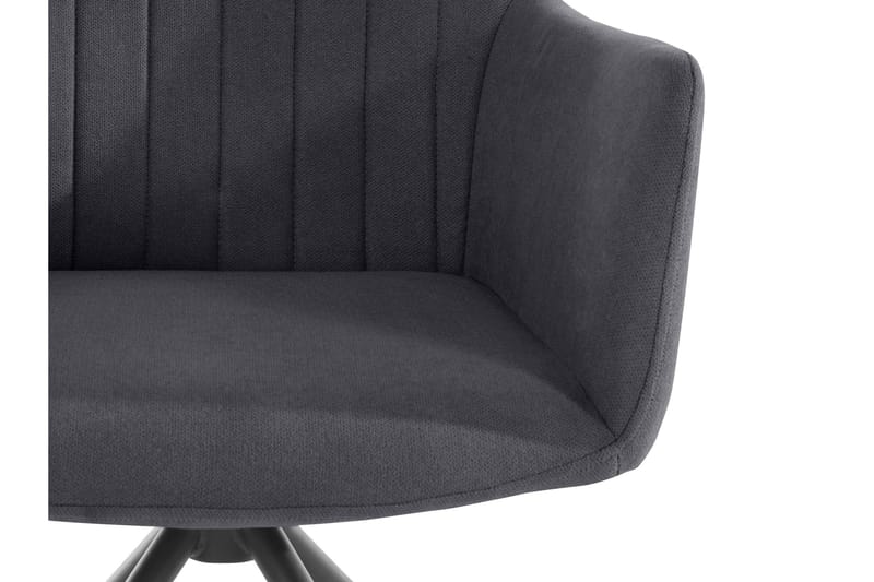 Orielah Karmstol - Antracit - Möbler - Fåtölj & stolar - Matstol & köksstol